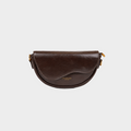 Saddle Crossbody Baggue - Rich Brown