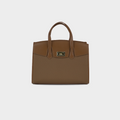 Tan Satchel Baggue