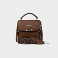 Cognac Top Handle Handbag