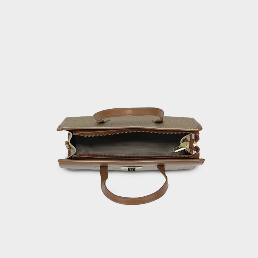 Verona Woven Satchel Baggue