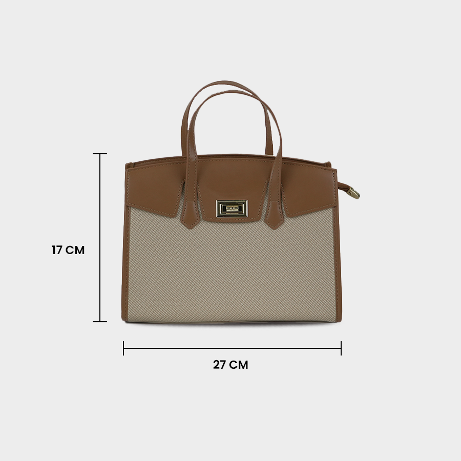 Verona Woven Satchel Baggue