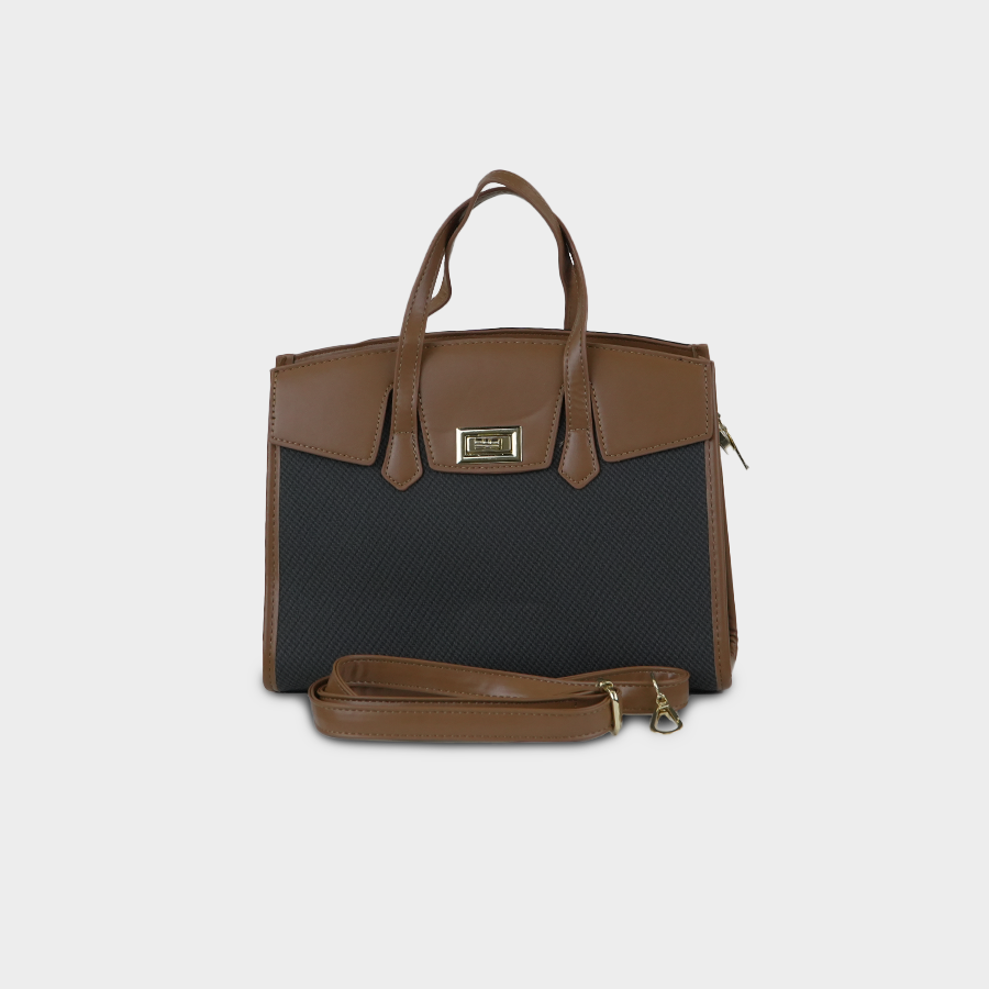 Charcoal Satchel Baggue