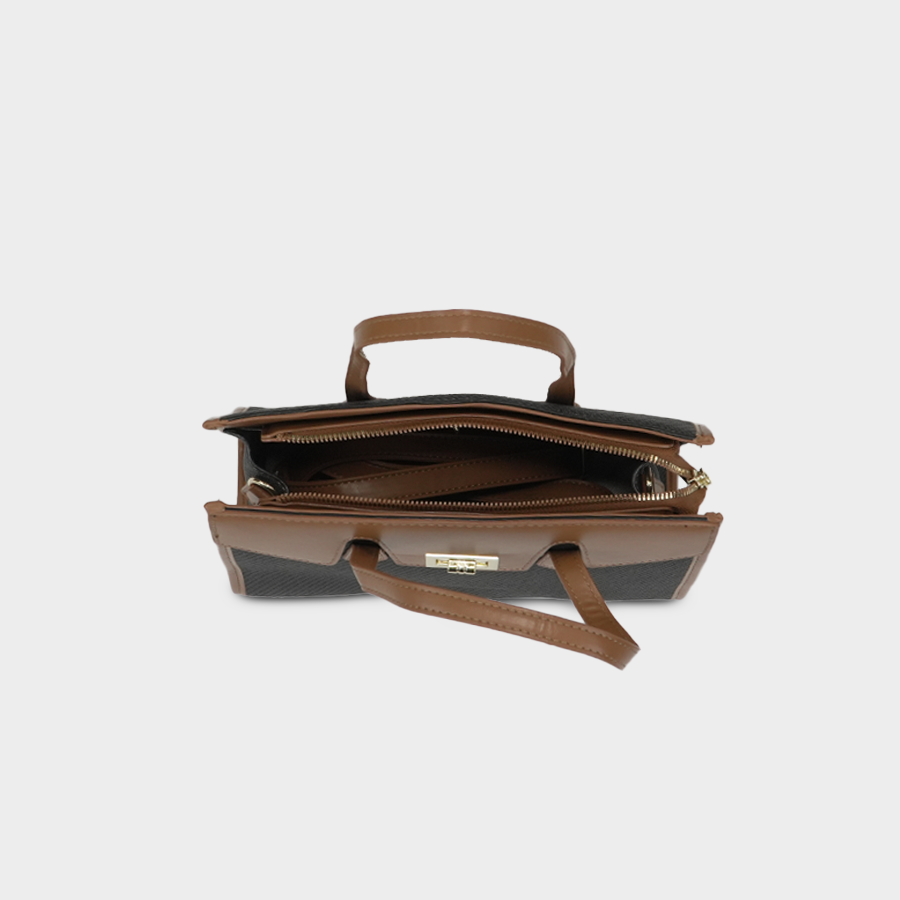 Charcoal Satchel Baggue