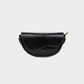 Saddle Crossbody Baggue - Black