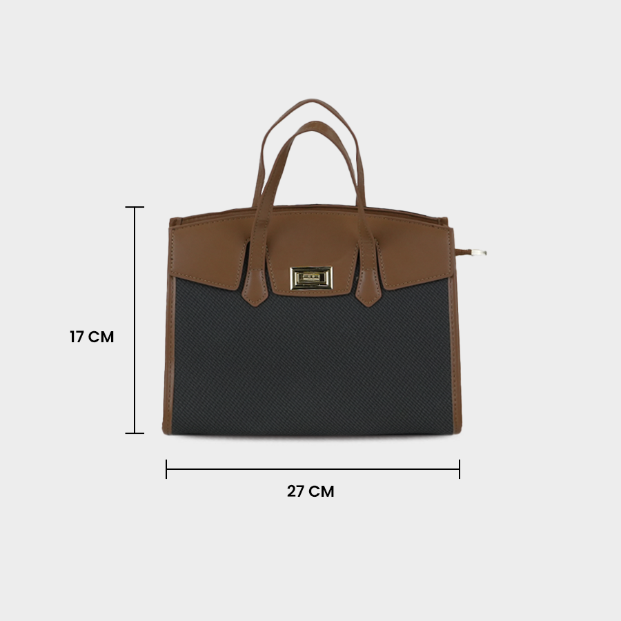 Charcoal Satchel Baggue