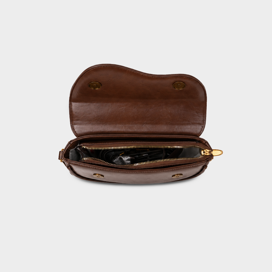 Saddle Convertible Baggue - Mohogany