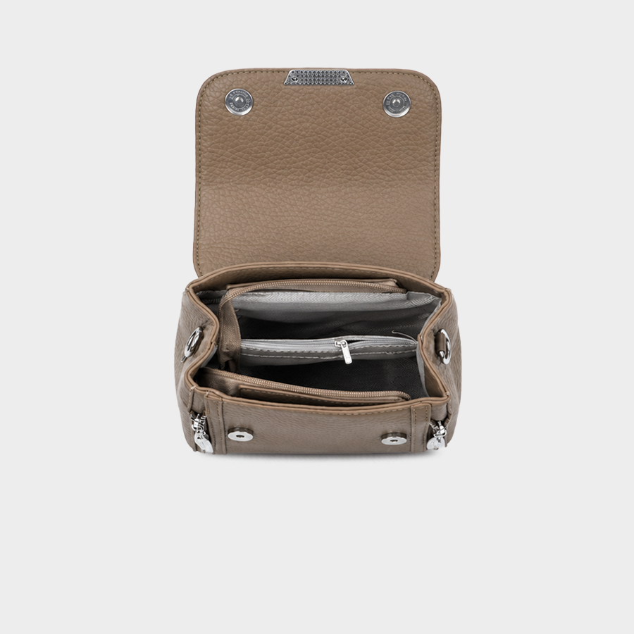 Walnut BrownTop Handle Handbag