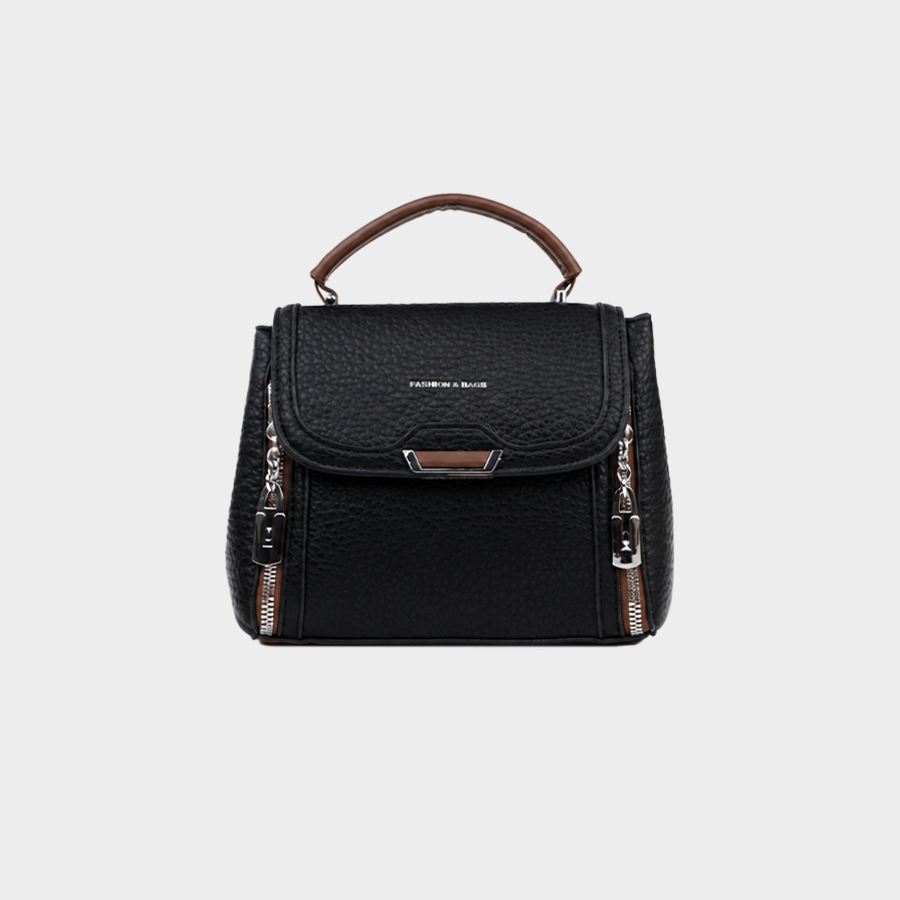 Black Top Handle Handbag