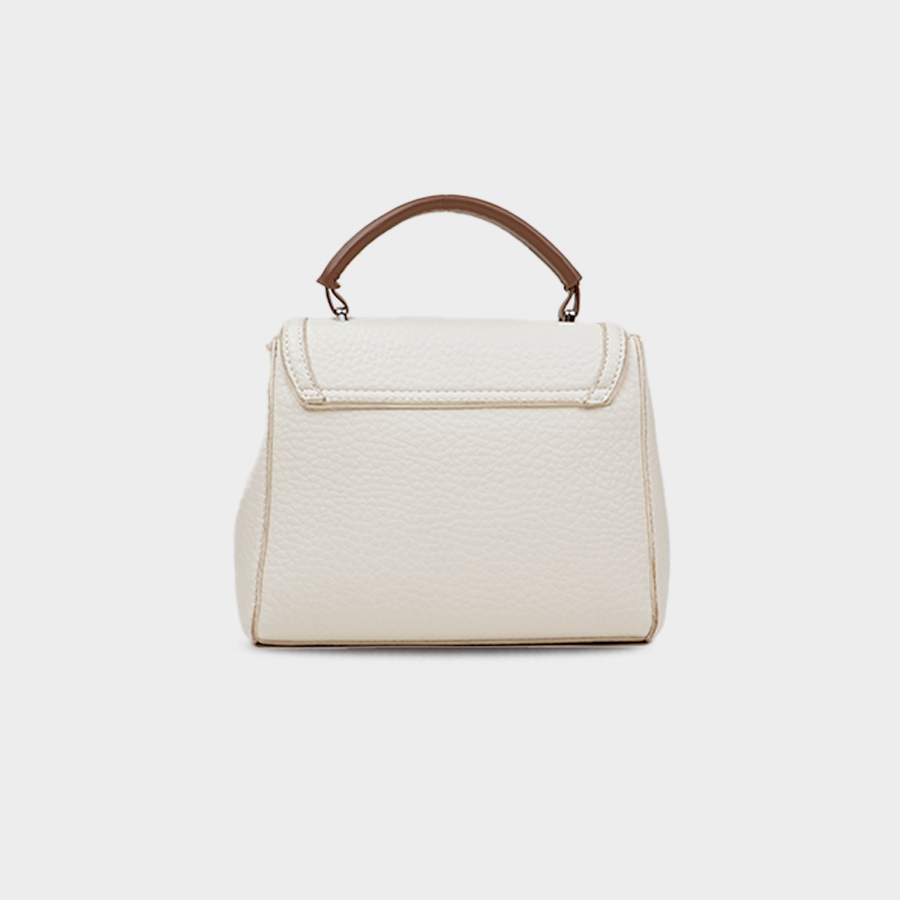 Ivory Top Handle Handbag